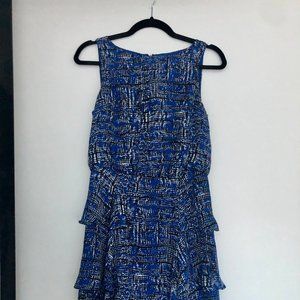 Ruffled chiffon Banana Republic dress